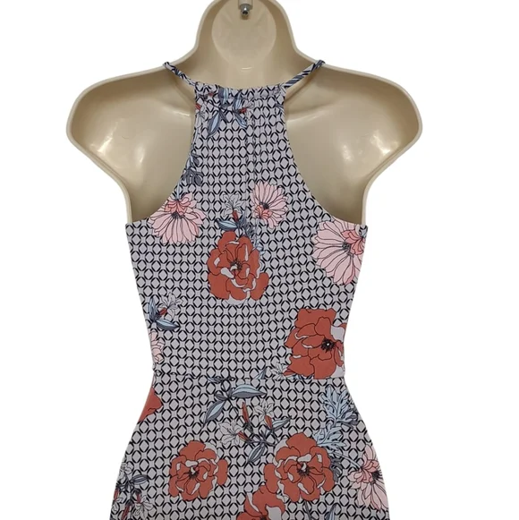 Candies Flowy Floral Halter Maxi Dress - Perfect for Summer Fun Size XS - Picture 8 of 10